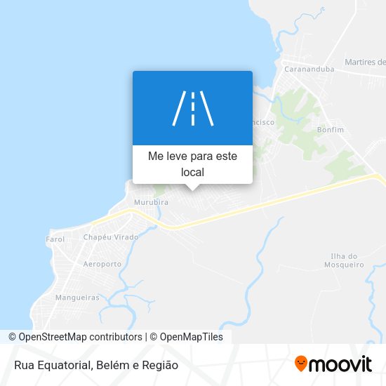 Rua Equatorial mapa