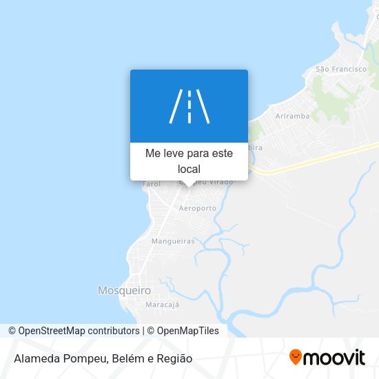 Alameda Pompeu mapa