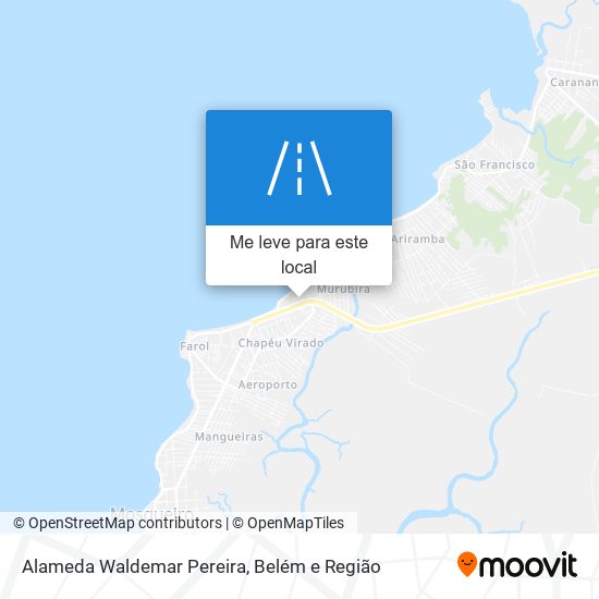 Alameda Waldemar Pereira mapa