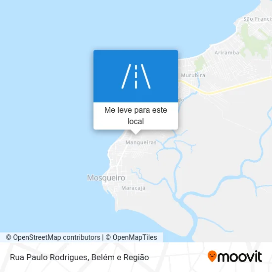 Rua Paulo Rodrigues mapa