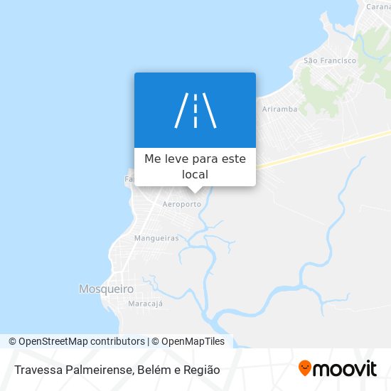 Travessa Palmeirense mapa