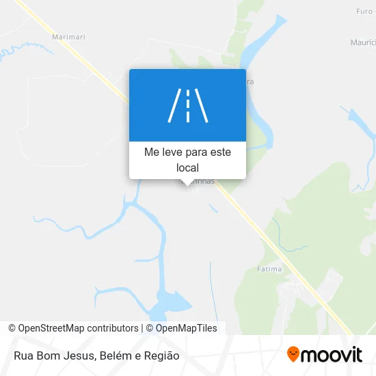 Rua Bom Jesus mapa