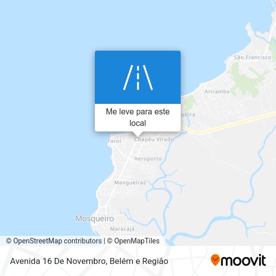 Avenida 16 De Novembro mapa