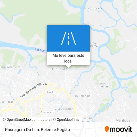 Passagem Da Lua mapa