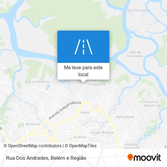 Rua Dos Andrades mapa