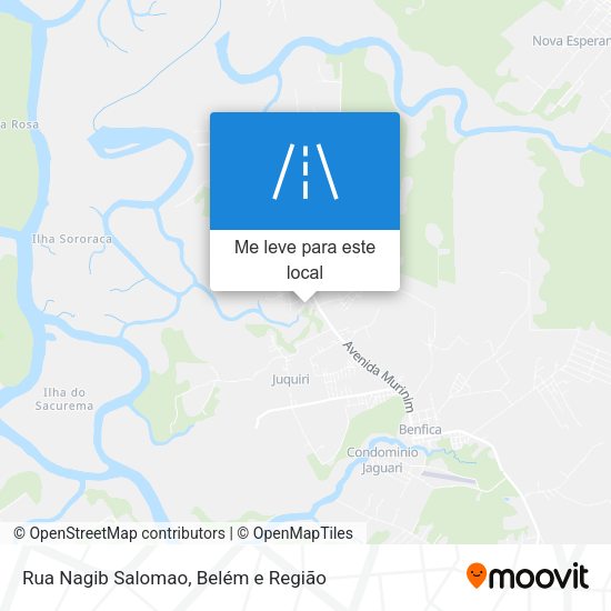 Rua Nagib Salomao mapa