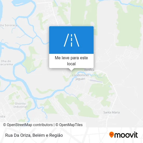 Rua Da Oriza mapa