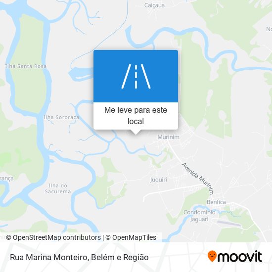 Rua Marina Monteiro mapa