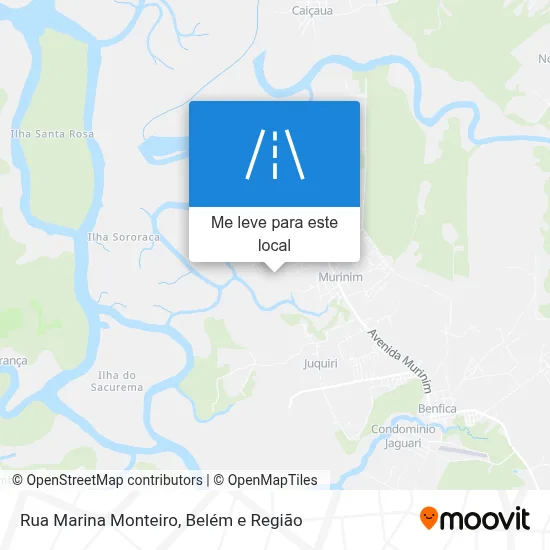 Rua Marina Monteiro mapa
