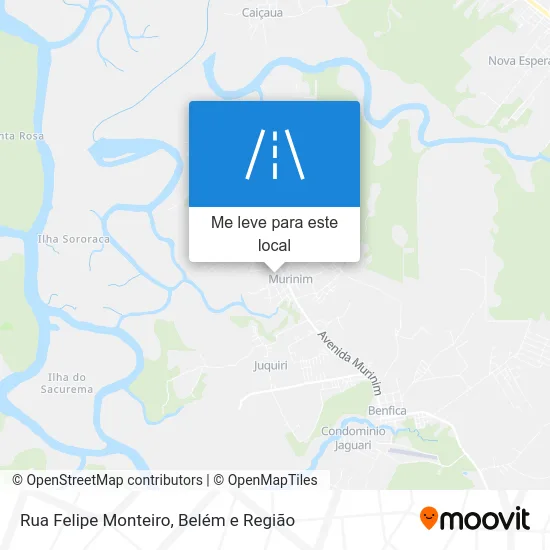 Rua Felipe Monteiro mapa