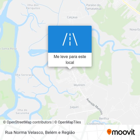 Rua Norma Velasco mapa
