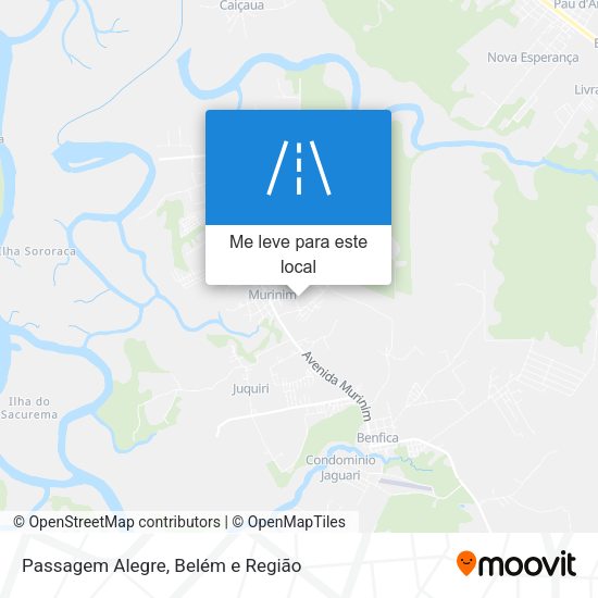 Passagem Alegre mapa