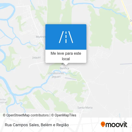 Rua Campos Sales mapa
