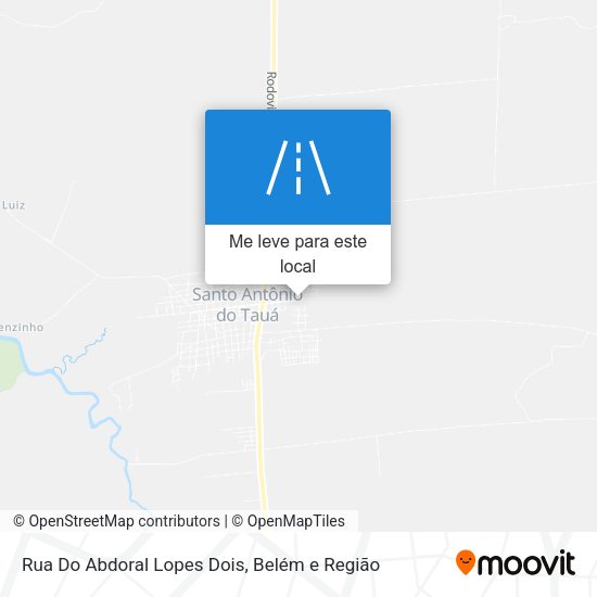 Rua Do Abdoral Lopes Dois mapa