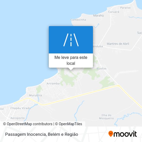Passagem Inocencia mapa