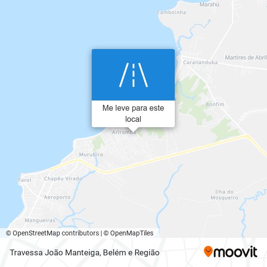 Travessa João Manteiga mapa