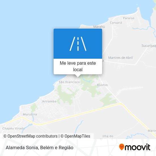 Alameda Sonia mapa