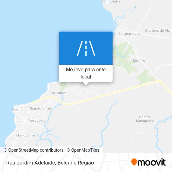 Rua Jardim Adelaide mapa