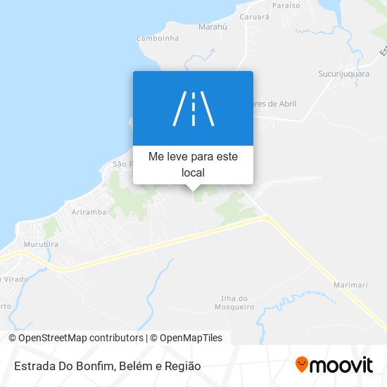Estrada Do Bonfim mapa
