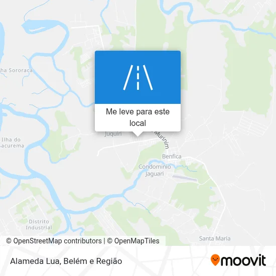 Alameda Lua mapa