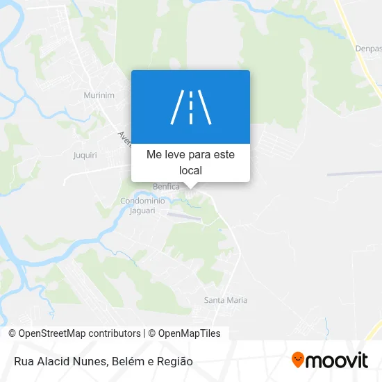 Rua Alacid Nunes mapa