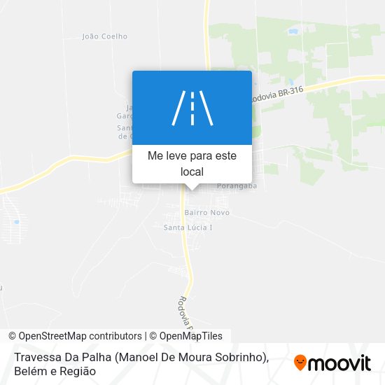 Travessa Da Palha (Manoel De Moura Sobrinho) mapa