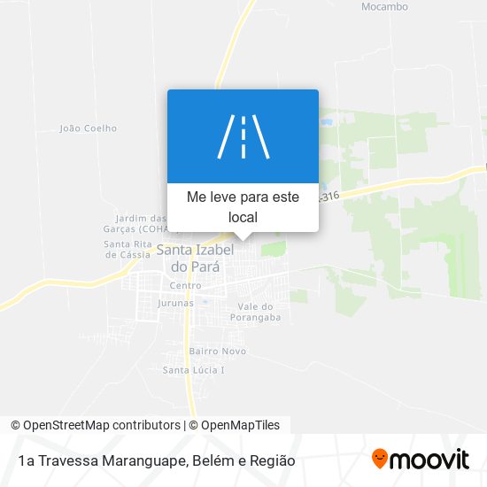 1a Travessa Maranguape mapa