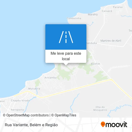 Rua Variante mapa