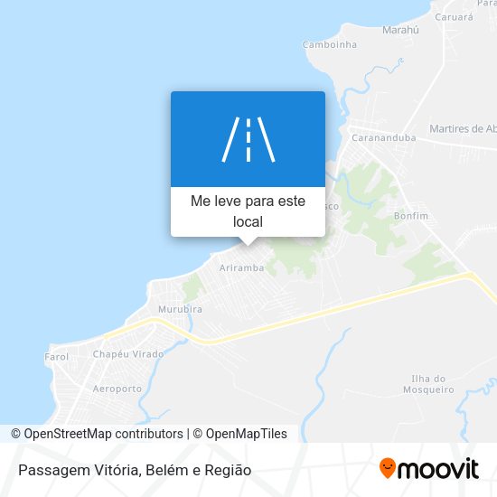 Passagem Vitória mapa