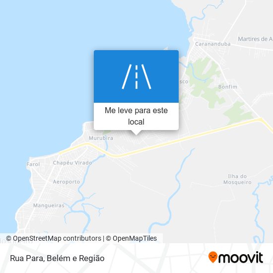 Rua Para mapa