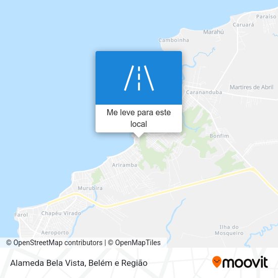 Alameda Bela Vista mapa