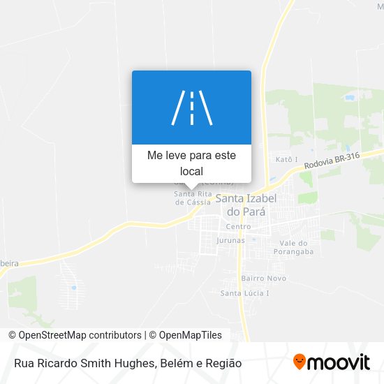 Rua Ricardo Smith Hughes mapa