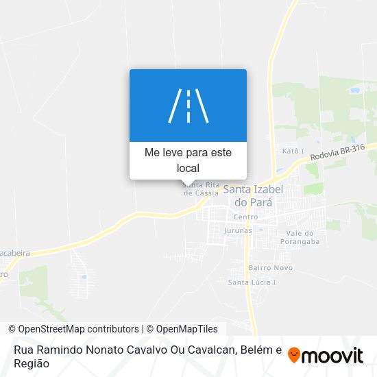 Rua Ramindo Nonato Cavalvo Ou Cavalcan mapa