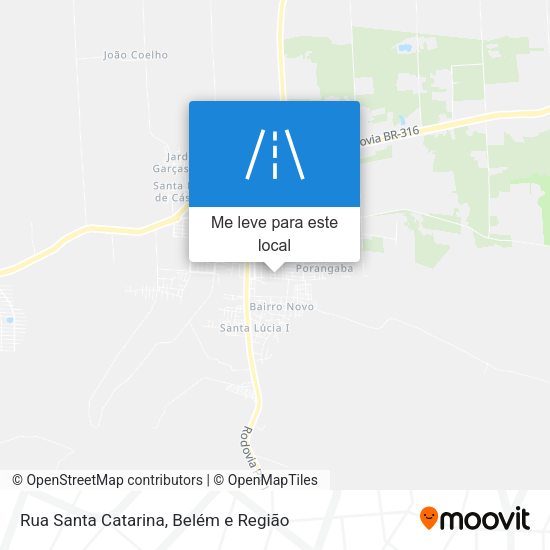 Rua Santa Catarina mapa