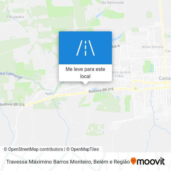 Travessa Máximino Barros Monteiro mapa