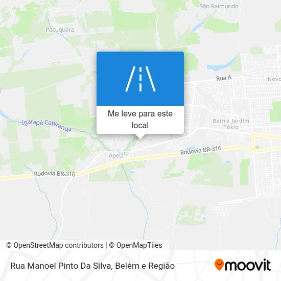 Rua Manoel Pinto Da Silva mapa