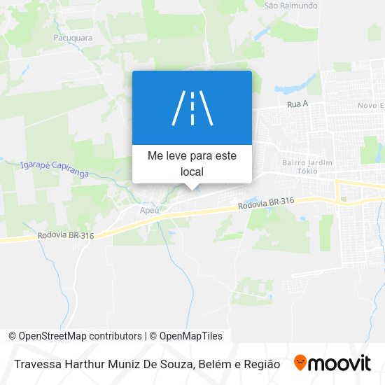 Travessa Harthur Muniz De Souza mapa
