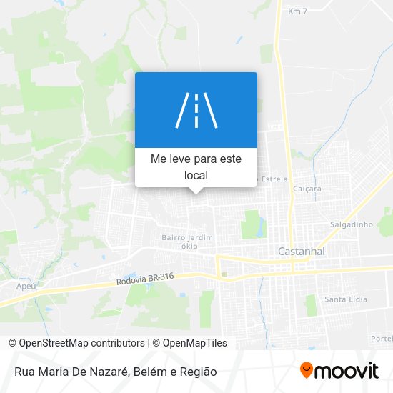 Rua Maria De Nazaré mapa