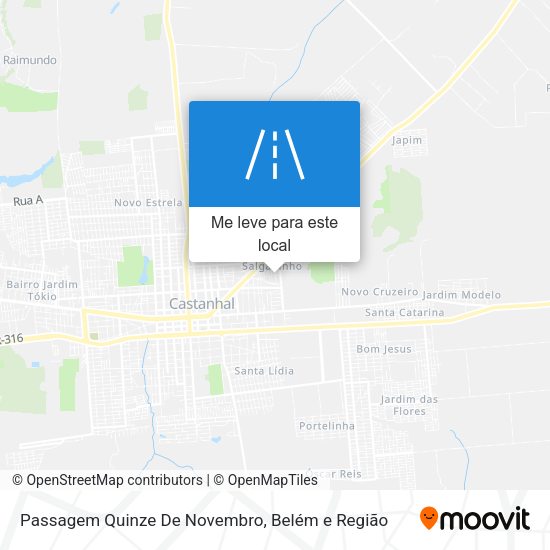Passagem Quinze De Novembro mapa
