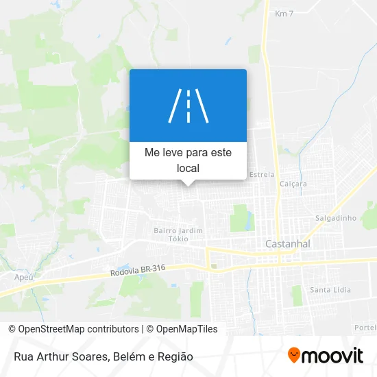 Rua Arthur Soares mapa