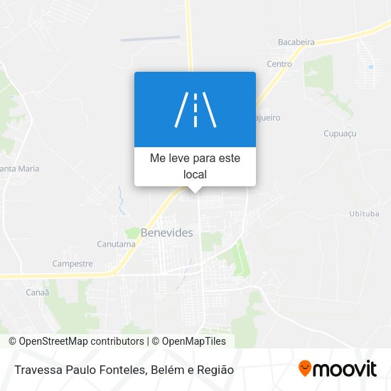 Travessa Paulo Fonteles mapa