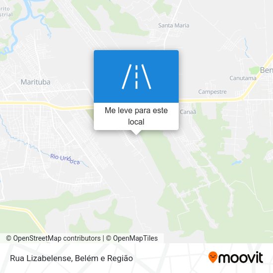 Rua Lizabelense mapa