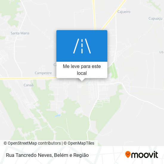 Rua Tancredo Neves mapa