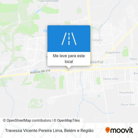 Travessa Vicente Pereira Lima mapa