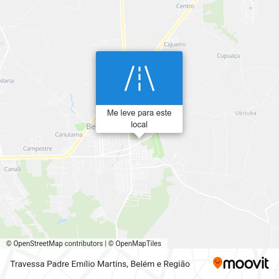 Travessa Padre Emílio Martins mapa