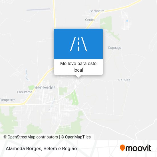 Alameda Borges mapa