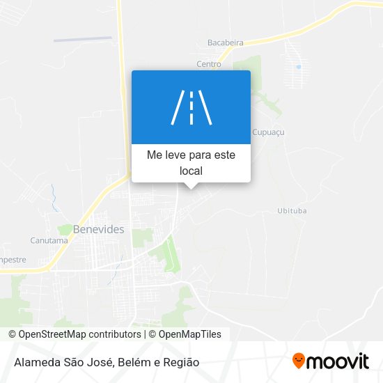 Alameda São José mapa