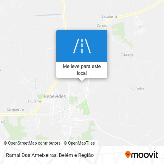 Ramal Das Ameixeiras mapa