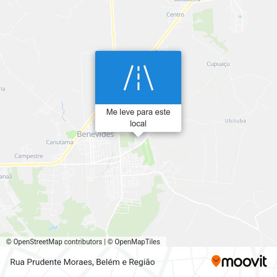 Rua Prudente Moraes mapa