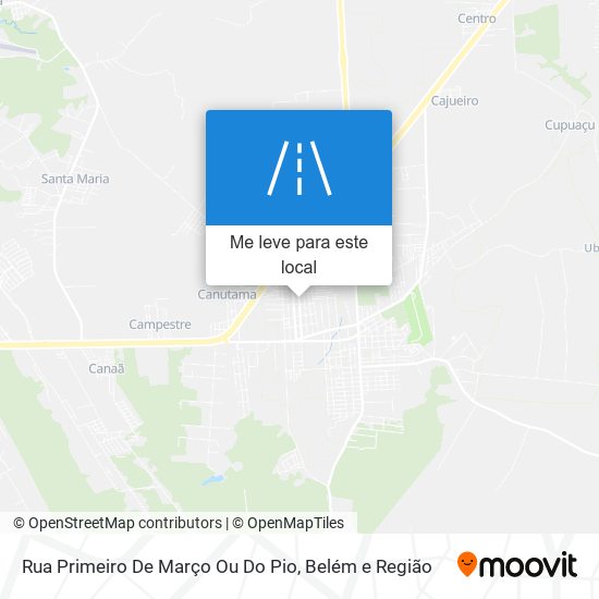 Rua Primeiro De Março Ou Do Pio mapa